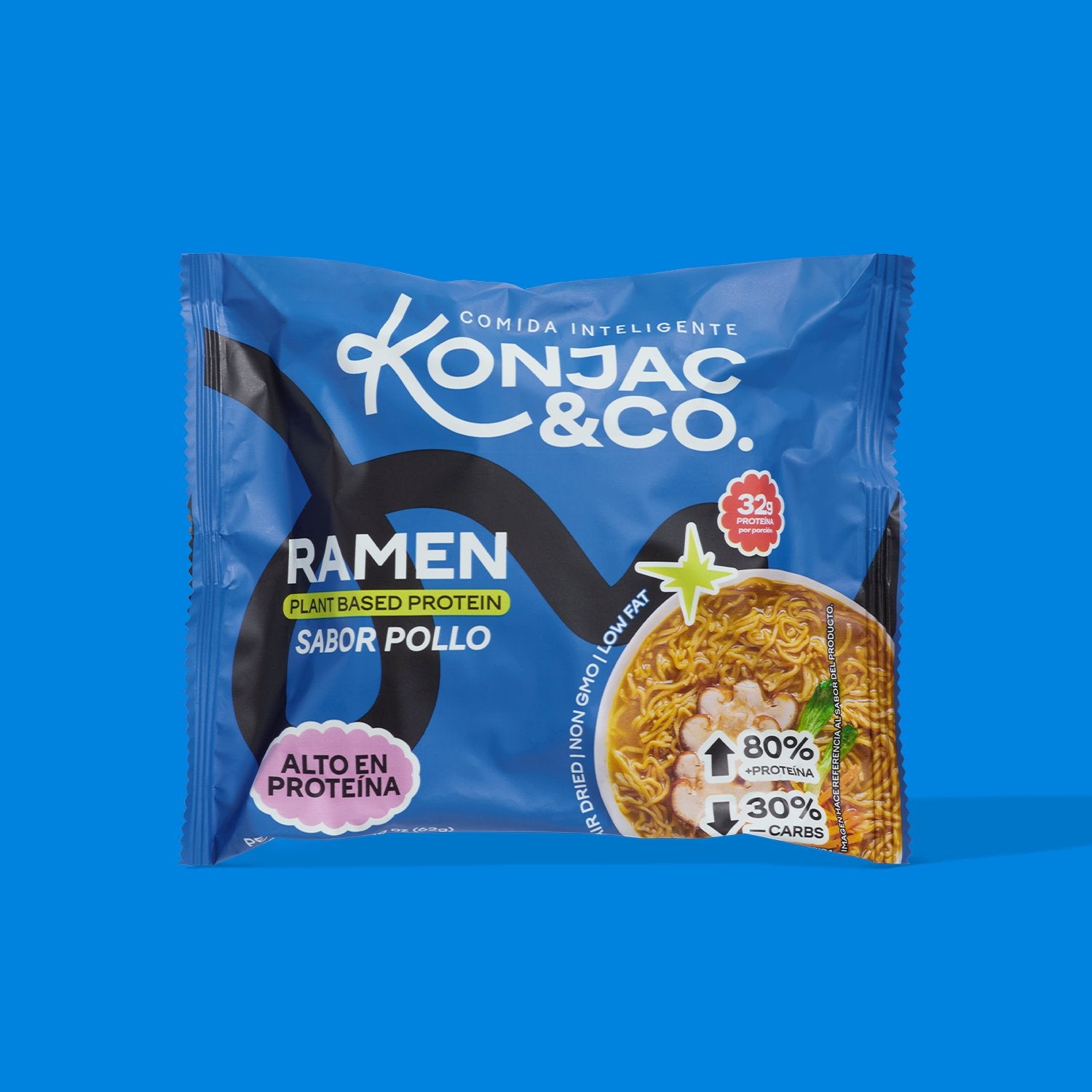 Ramen de Konjac | 6-Pack Bags | Sabor Pollo