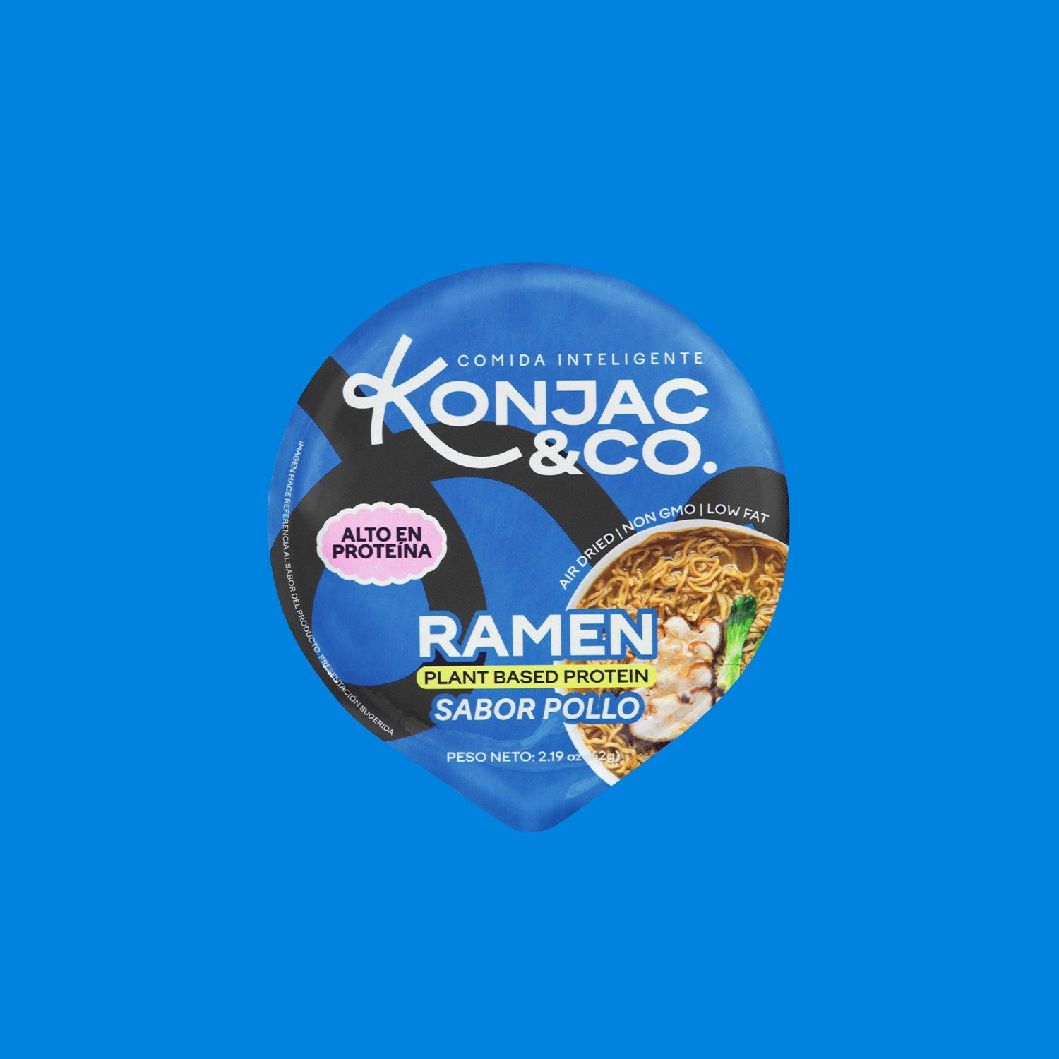 Ramen de Konjac | 6-Pack Cups | Sabor Pollo